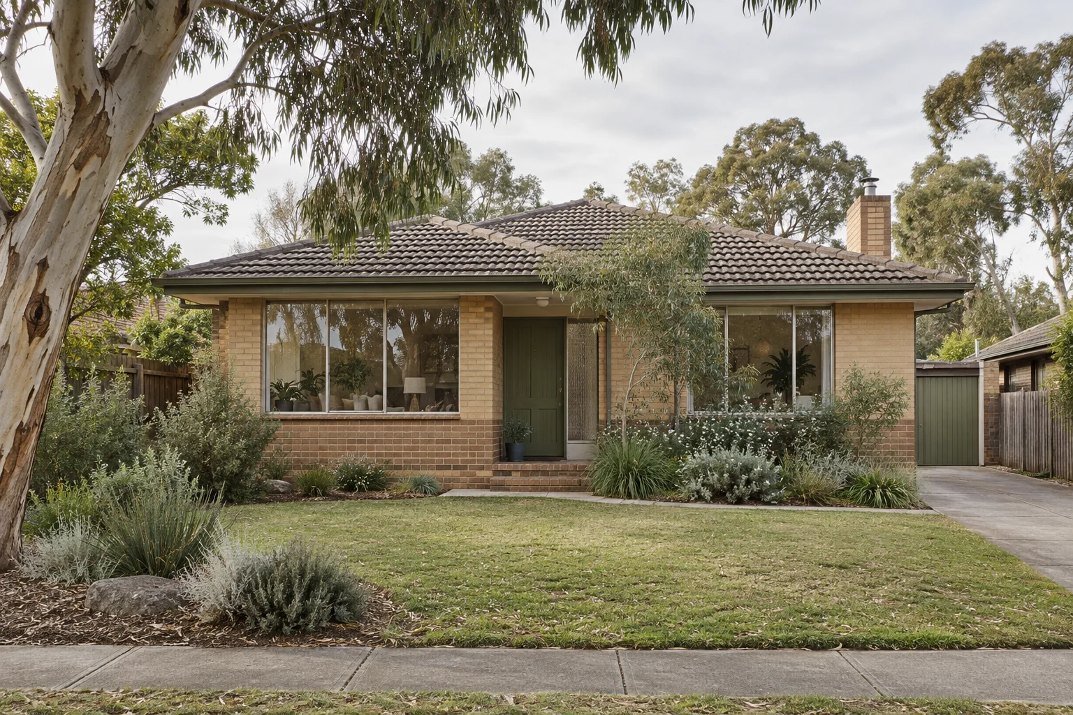 Exterior: AI-generated illustrative placeholder, not a photograph of 42 Fern Street
